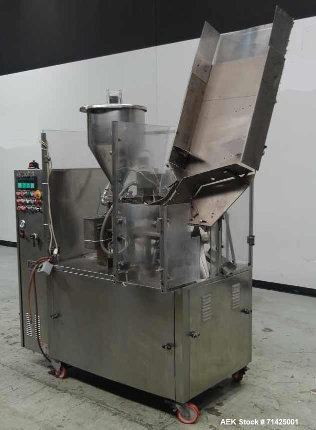 Used- Comadis Model C130 Rotary Plastic Tube Filler