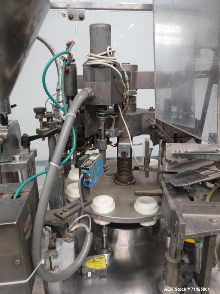 Used Comadis Model C130 Rotary Plastic Tube Filler