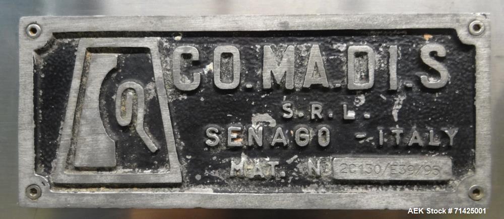 Used Comadis Model C130 Rotary Plastic Tube Filler