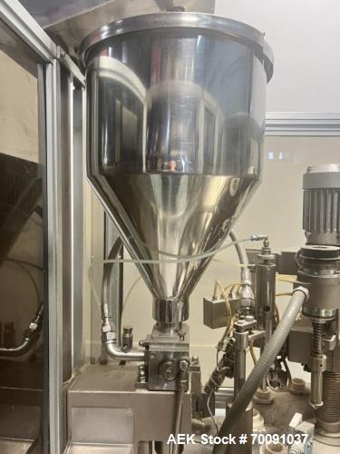 Used Comadis C85 Automatic Plastic Tube Filler with High Frequency Sealer – Up to 80 Tubes/Minute