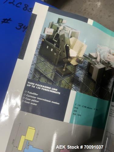 Used Comadis C85 Automatic Plastic Tube Filler with High Frequency Sealer – Up to 80 Tubes/Minute