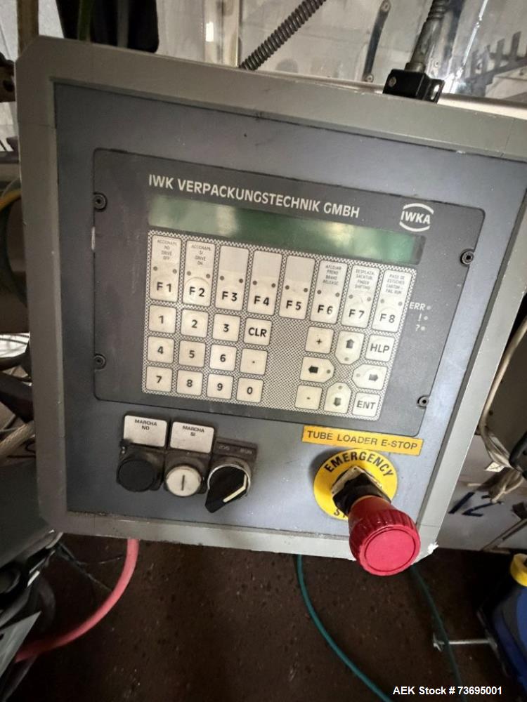Used IWK TFS30-2 Automatic Dual Head Hot Air Plastic Tube Filler – High-Speed Tube Filling & Sealing Machine