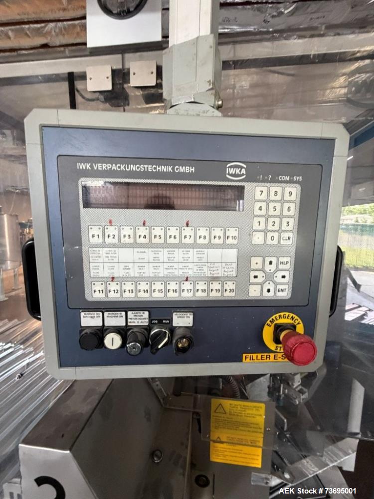 Used IWK TFS30-2 Automatic Dual Head Hot Air Plastic Tube Filler – High-Speed Tube Filling & Sealing Machine