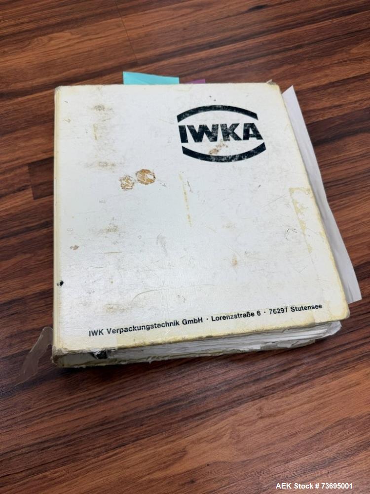 Used IWK TFS30-2 Automatic Dual Head Hot Air Plastic Tube Filler – High-Speed Tube Filling & Sealing Machine