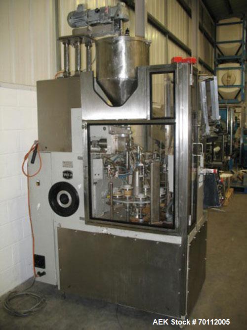 Used-IWKA TU 100 Plastic Tube Filler, equipped with hot jaw sealing