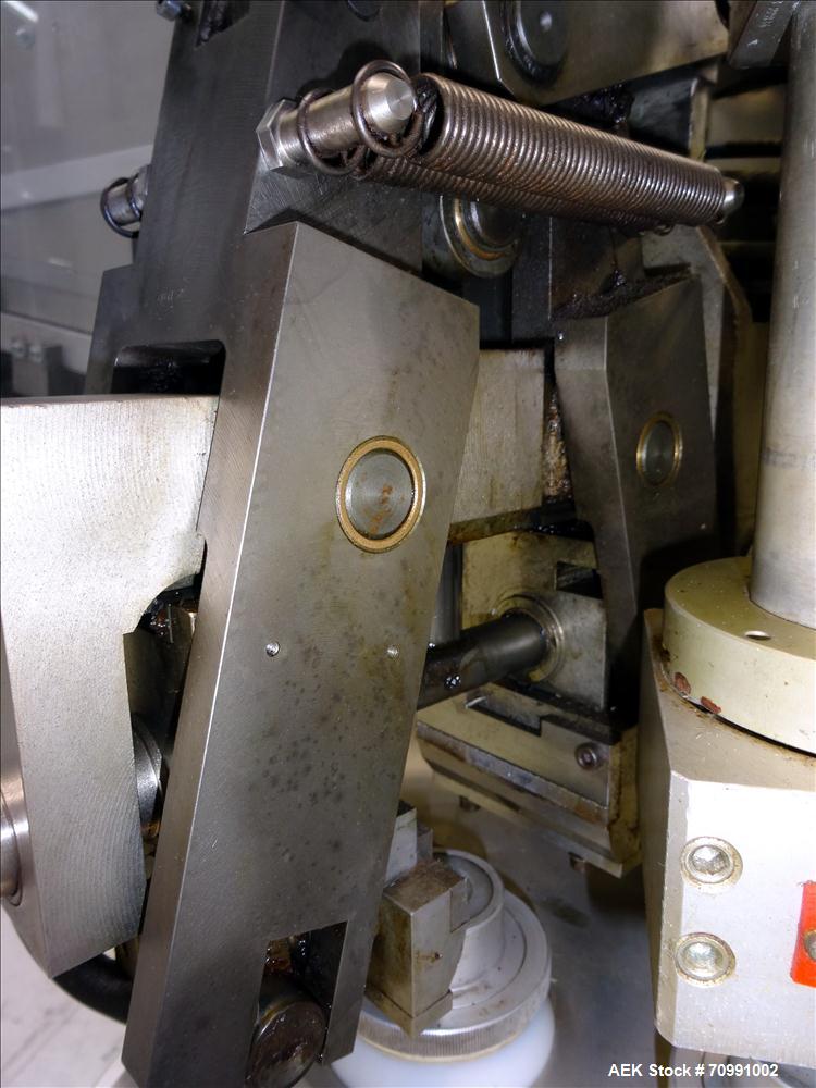 Used Kalix Model KX-600E automatic hot air plastic tube filler