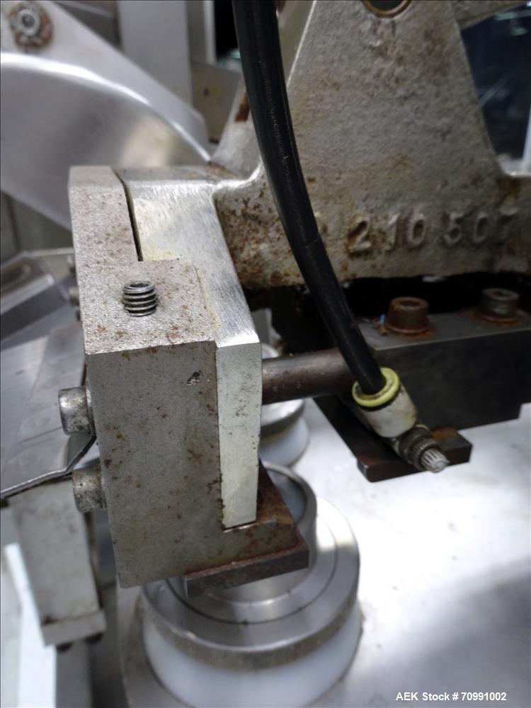 Used Kalix Model KX-600E automatic hot air plastic tube filler