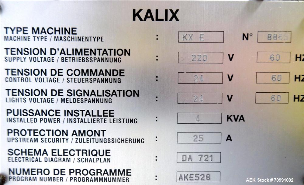 Used- Kalix Model KX-600E automatic hot air plastic tube filler