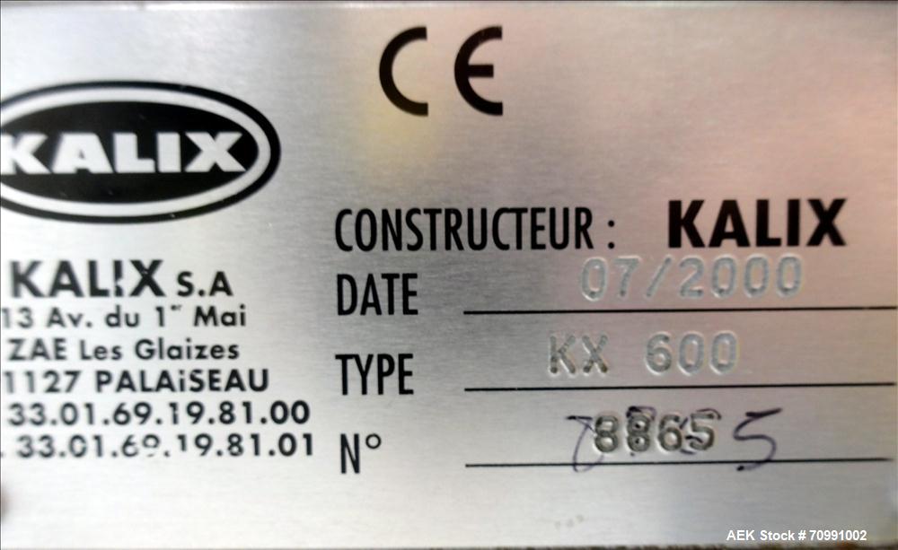 Used Kalix Model KX-600E automatic hot air plastic tube filler
