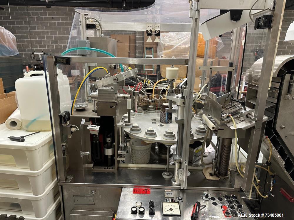 Used Kalix Dupuy Automatic Tube Filler – Model KX100 | 80–100 Tubes/Min | No-Drip Fill | Pharma-Ready