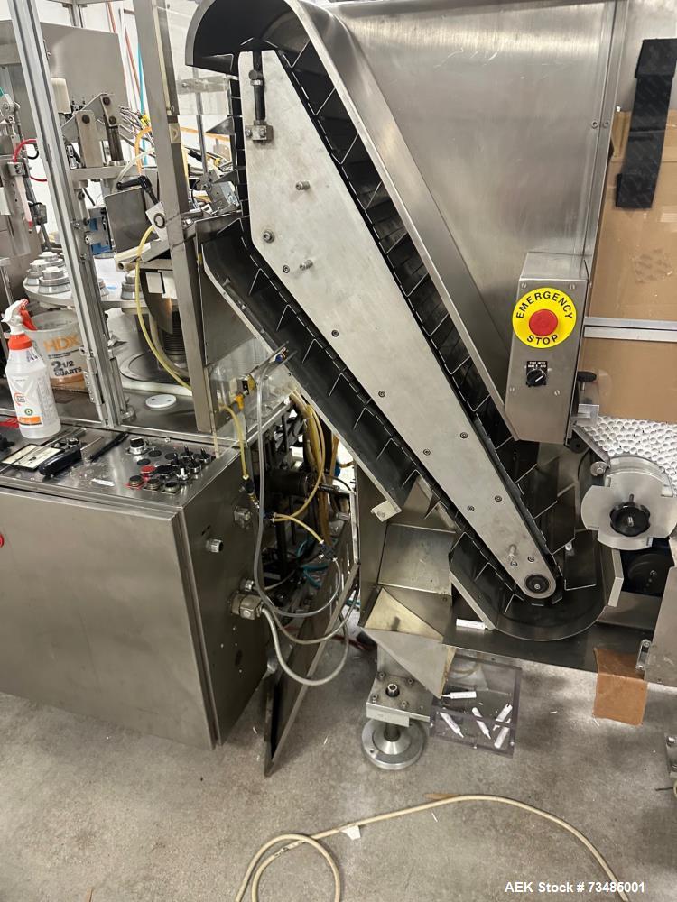 Used Kalix Dupuy Automatic Tube Filler – Model KX100 | 80–100 Tubes/Min | No-Drip Fill | Pharma-Ready