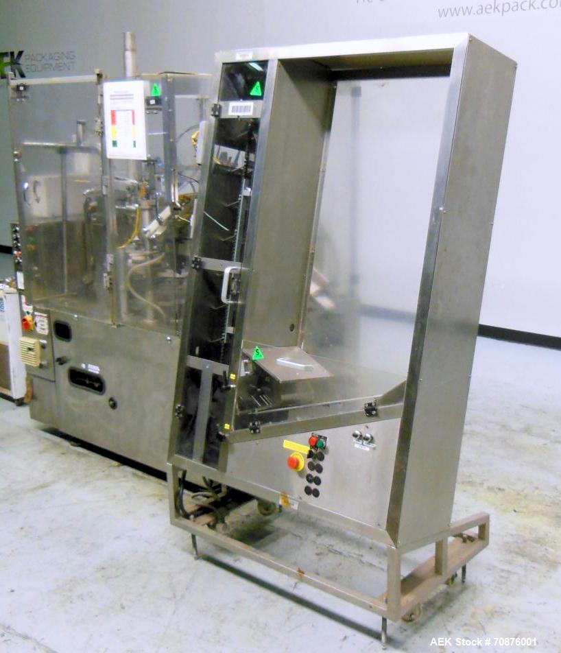 Used- Kalix Model KX100 Plastic Tube Filler