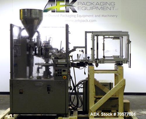 Used Kalix KX70 Hot Air Plastic Tube Filler.
