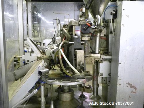 Used Kalix KX70 Hot Air Plastic Tube Filler.