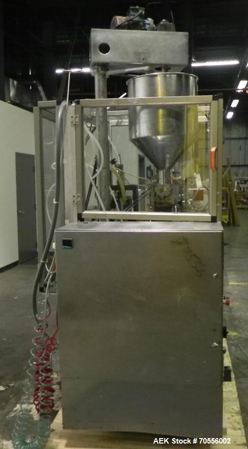 Used Kalix Model KX80B Hot Air Plastic Tube Filler and Sealer
