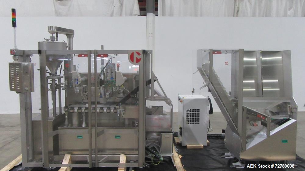 Unused Marchesini Group Tonazzi Millenium 120 Automatic Hot Air Tube Filler for Sale