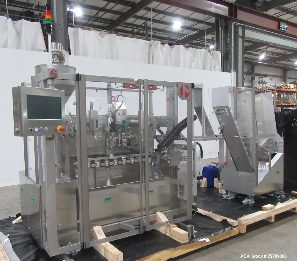 Unused Marchesini Group Tonazzi Millenium 120 Automatic Hot Air Tube Filler for Sale