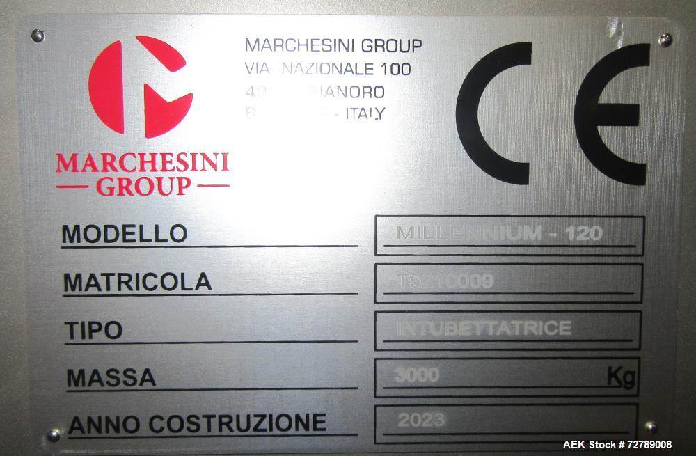 Unused Marchesini Group Tonazzi Millenium 120 Automatic Hot Air Tube Filler for Sale