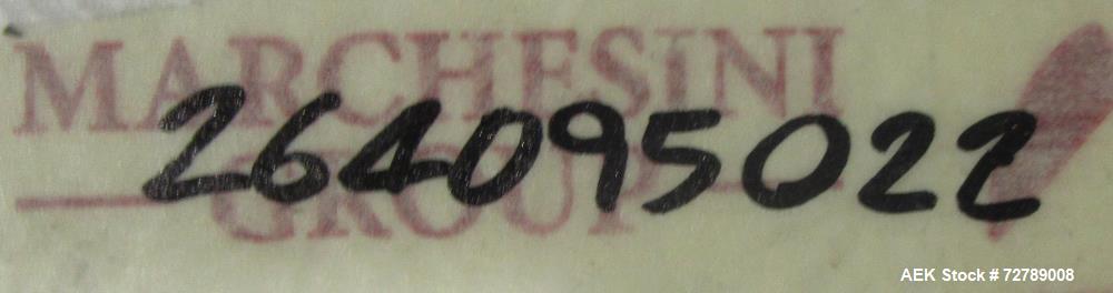 Unused Marchesini Group Tonazzi Millenium 120 Automatic Hot Air Tube Filler for Sale