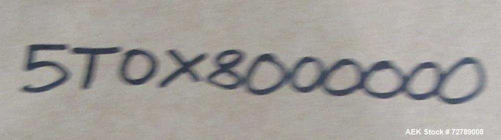 Unused Marchesini Group Tonazzi Millenium 120 Automatic Hot Air Tube Filler for Sale