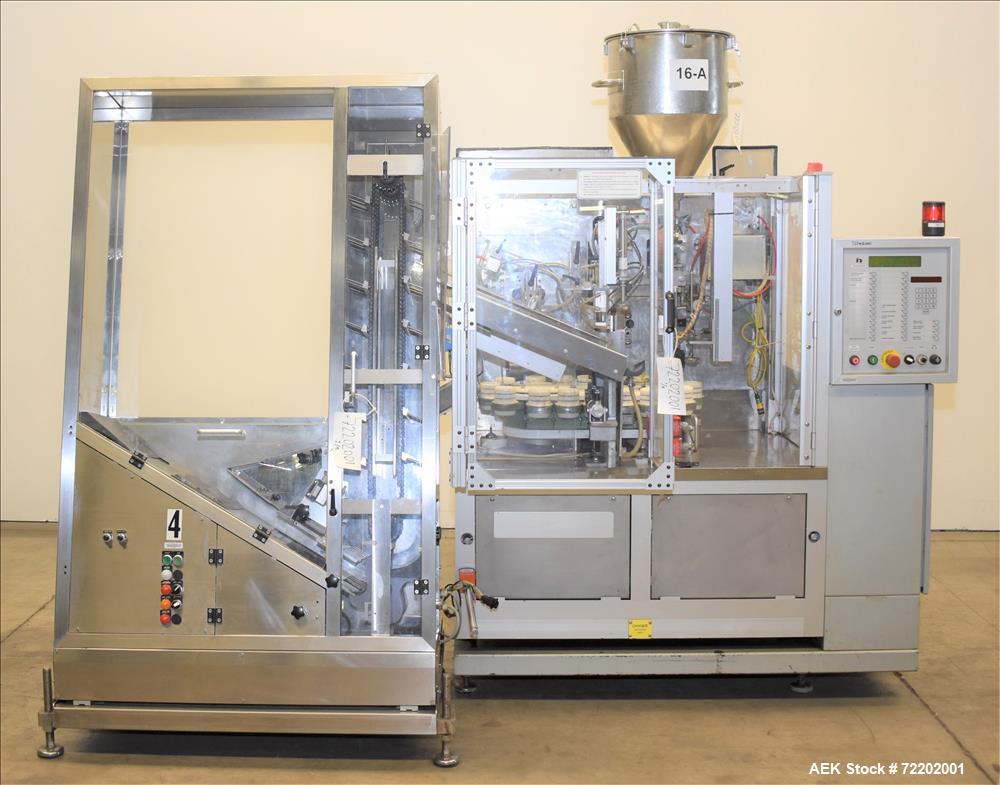 Used Norden NM-400 Plastic Tube Filler and Sealer.