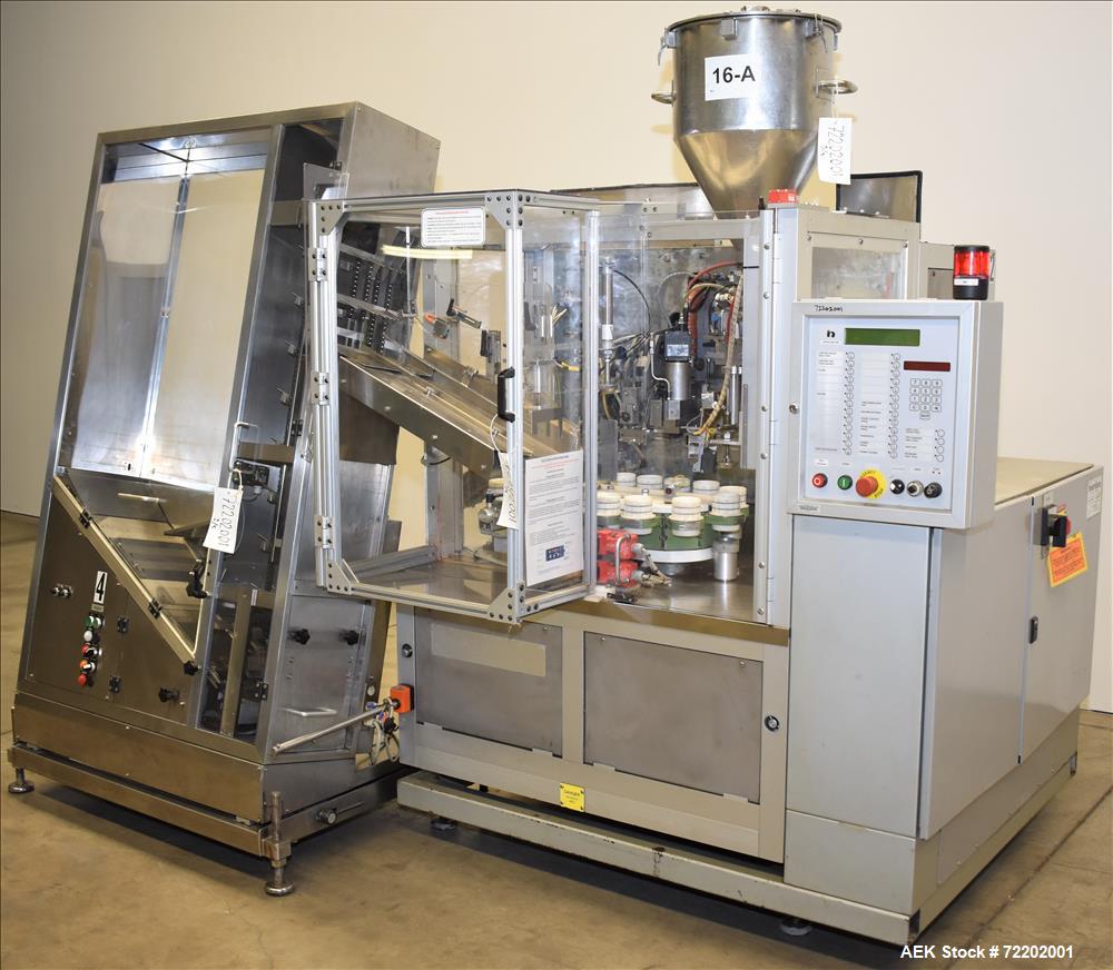 Used Norden NM-400 Plastic Tube Filler and Sealer.
