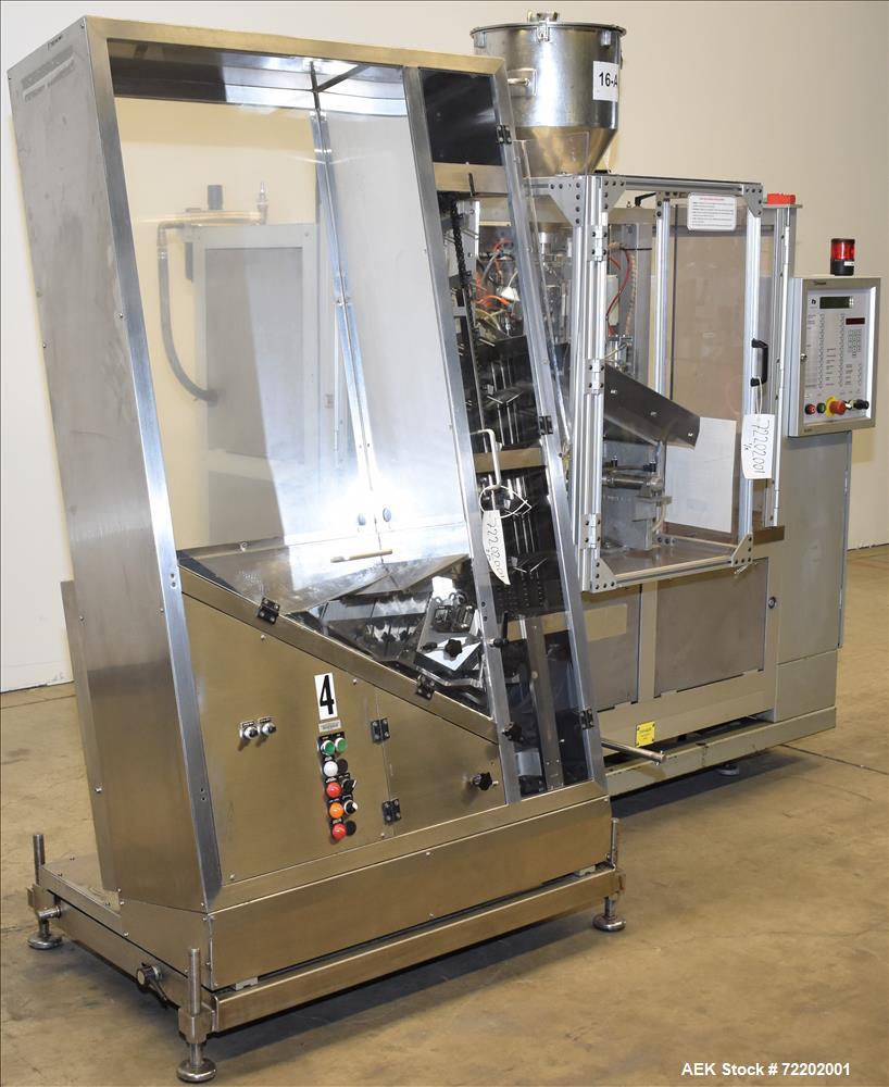 Used Norden NM-400 Plastic Tube Filler and Sealer.