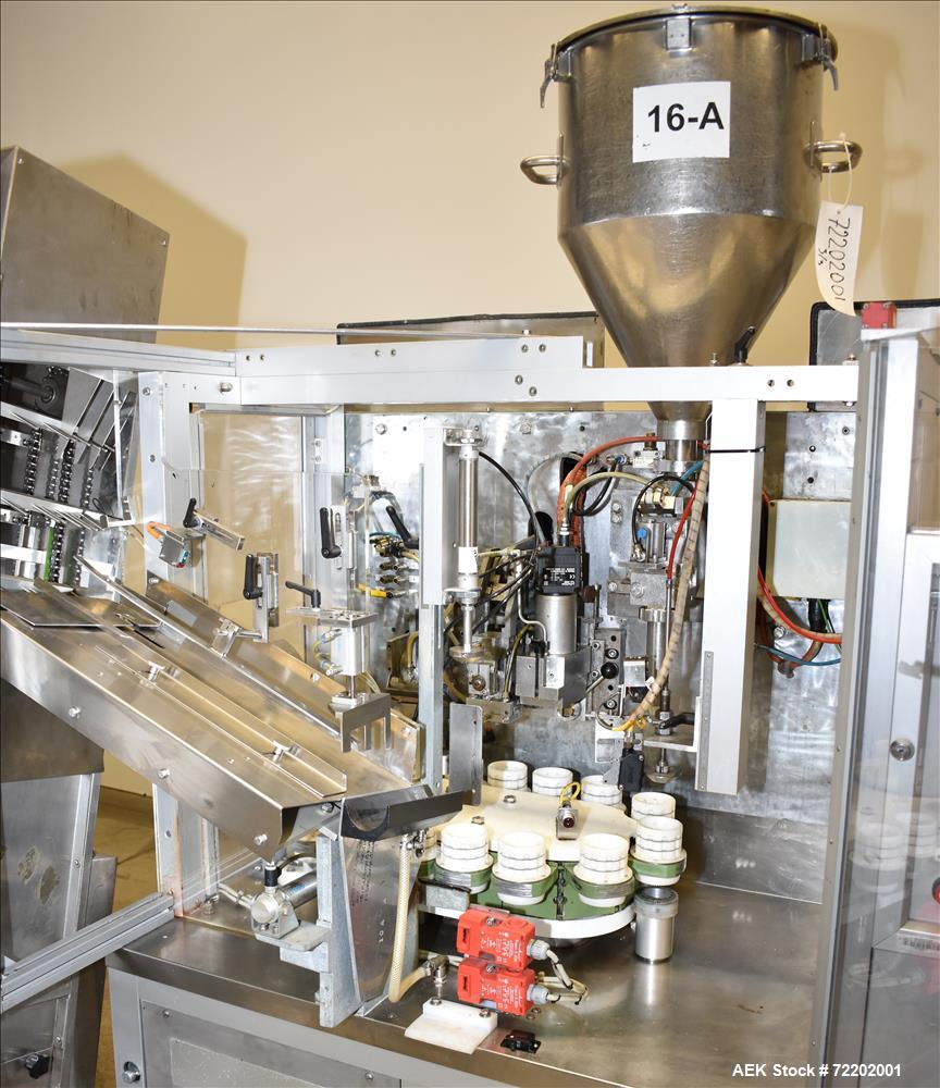 Used Norden NM-400 Plastic Tube Filler and Sealer.