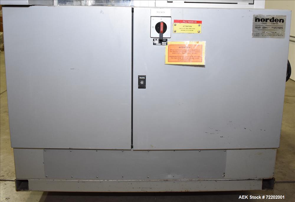 Used Norden NM-400 Plastic Tube Filler and Sealer.