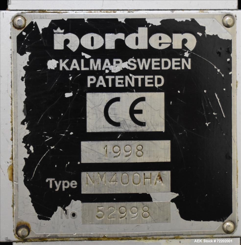 Used Norden NM-400 Plastic Tube Filler and Sealer.