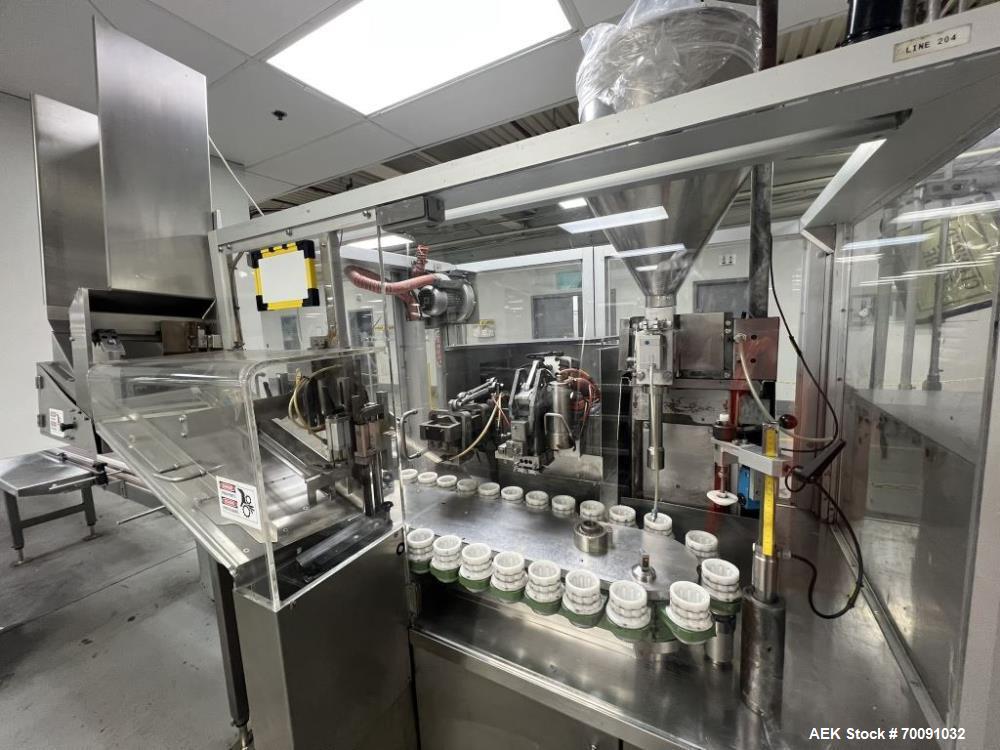 Used Norden NM902 Automatic Hot Air Plastic Tube Filler | Up to 100 TPM | 1–300 mL Fill | Cassette Feeder & Chiller