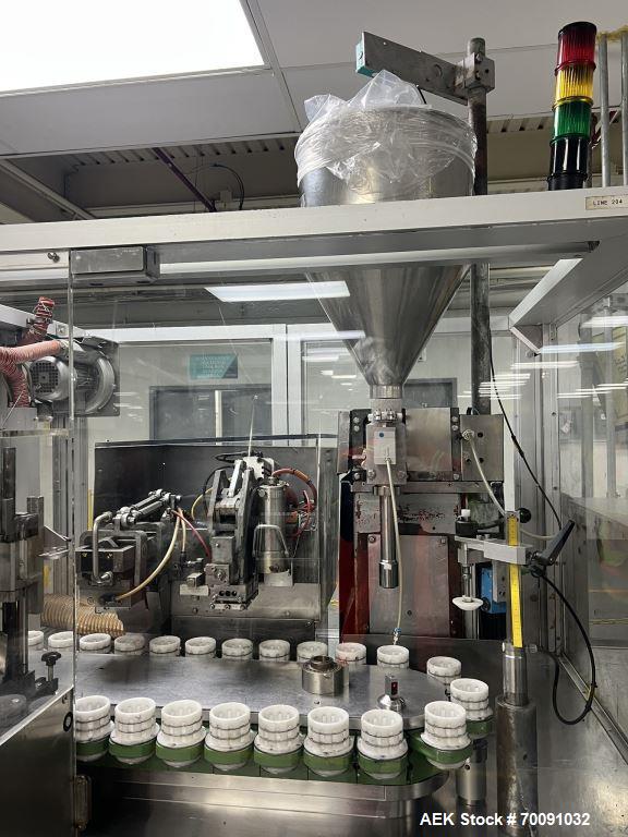 Used Norden NM902 Automatic Hot Air Plastic Tube Filler | Up to 100 TPM | 1–300 mL Fill | Cassette Feeder & Chiller