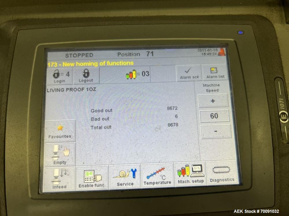 Used Norden NM902 Automatic Hot Air Plastic Tube Filler | Up to 100 TPM | 1–300 mL Fill | Cassette Feeder & Chiller