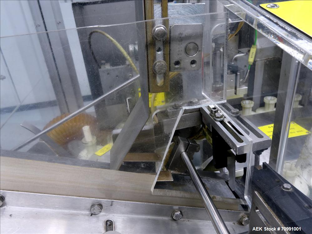 Used Norden Model NM 700 HA Hot Air Plastic Tube Filler. Capable of speeds up to 70 tubes per minute. General Fill volume range: 1ml - 300ml. Tube size range: (Length) 50mm - 250mm (Diam) 10mm - 60mm...