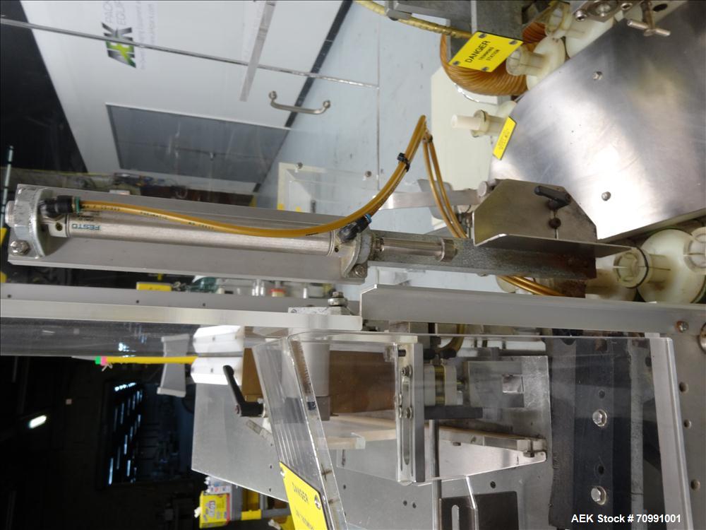 Used Norden Model NM 700 HA Hot Air Plastic Tube Filler. Capable of speeds up to 70 tubes per minute. General Fill volume range: 1ml - 300ml. Tube size range: (Length) 50mm - 250mm (Diam) 10mm - 60mm...