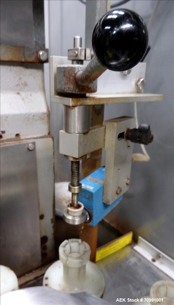 Used Norden Model NM 700 HA Hot Air Plastic Tube Filler. Capable of speeds up to 70 tubes per minute. General Fill volume range: 1ml - 300ml. Tube size range: (Length) 50mm - 250mm (Diam) 10mm - 60mm...