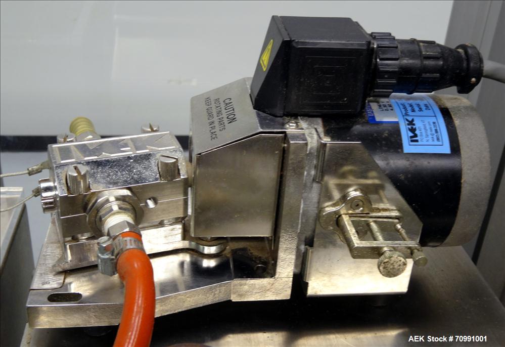 Used Norden Model NM 700 HA Hot Air Plastic Tube Filler. Capable of speeds up to 70 tubes per minute. General Fill volume range: 1ml - 300ml. Tube size range: (Length) 50mm - 250mm (Diam) 10mm - 60mm...