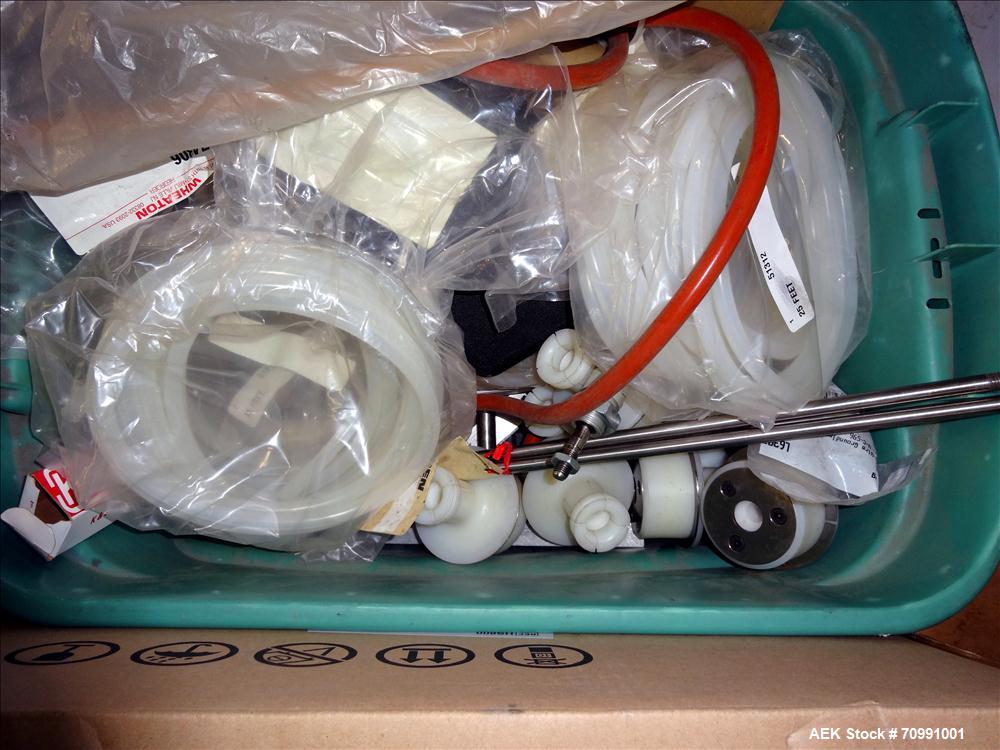 Used Norden Model NM 700 HA Hot Air Plastic Tube Filler. Capable of speeds up to 70 tubes per minute. General Fill volume range: 1ml - 300ml. Tube size range: (Length) 50mm - 250mm (Diam) 10mm - 60mm...