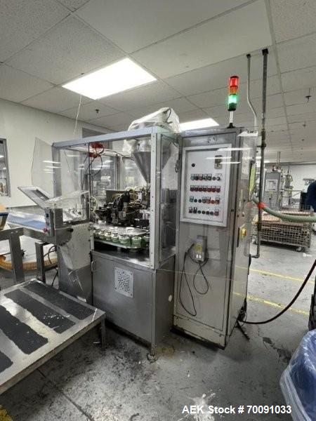Used Norden NM700HA Automatic Hot Air Plastic Tube Filler | Up to 70 TPM | 10–50 mm Diameter | Cassette Feeder & Chiller