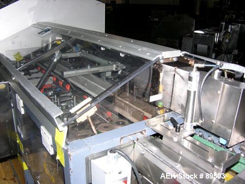 Used Norden Plastic Tube Filling Line Consisting Of: (1) Model NM2000 Norden tube filler, hinged cassette tube feeder, tube cleaning, vision system, cap torquing, twin head bottom up piston fill stat...
