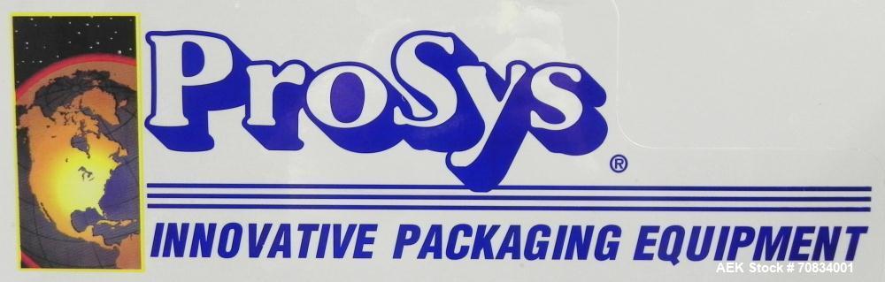 Used Prosys Model RT60H Hibar Pump Hot Air Plastic Tube Filler. Single pump servo driven rotary filler for micro-dose applications. Rated at speeds up to 70 tubes per minute. Has a fill volume range ...