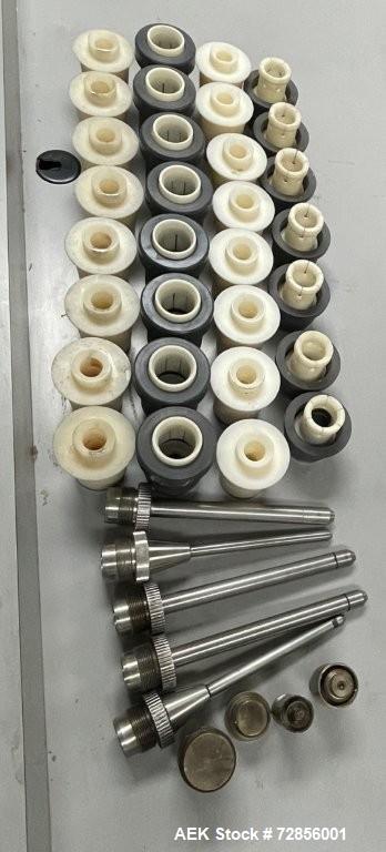 Used Prosys LVF-RT40H Plastic Tube Filler – Hot Air Seal, 40 TPM, Heated Hopper, Cosmetic Creams Packaging