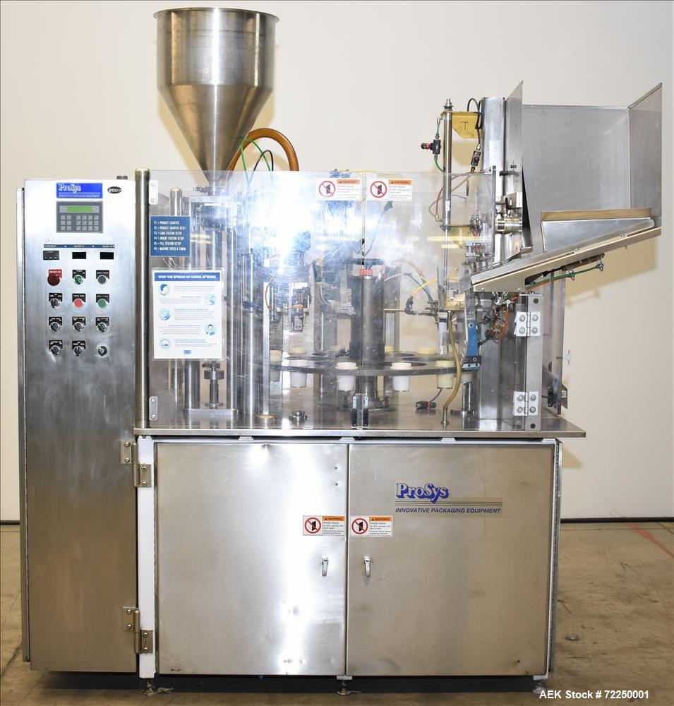 Used Prosys Rt70h Hot Air Plastic Tube Filler M