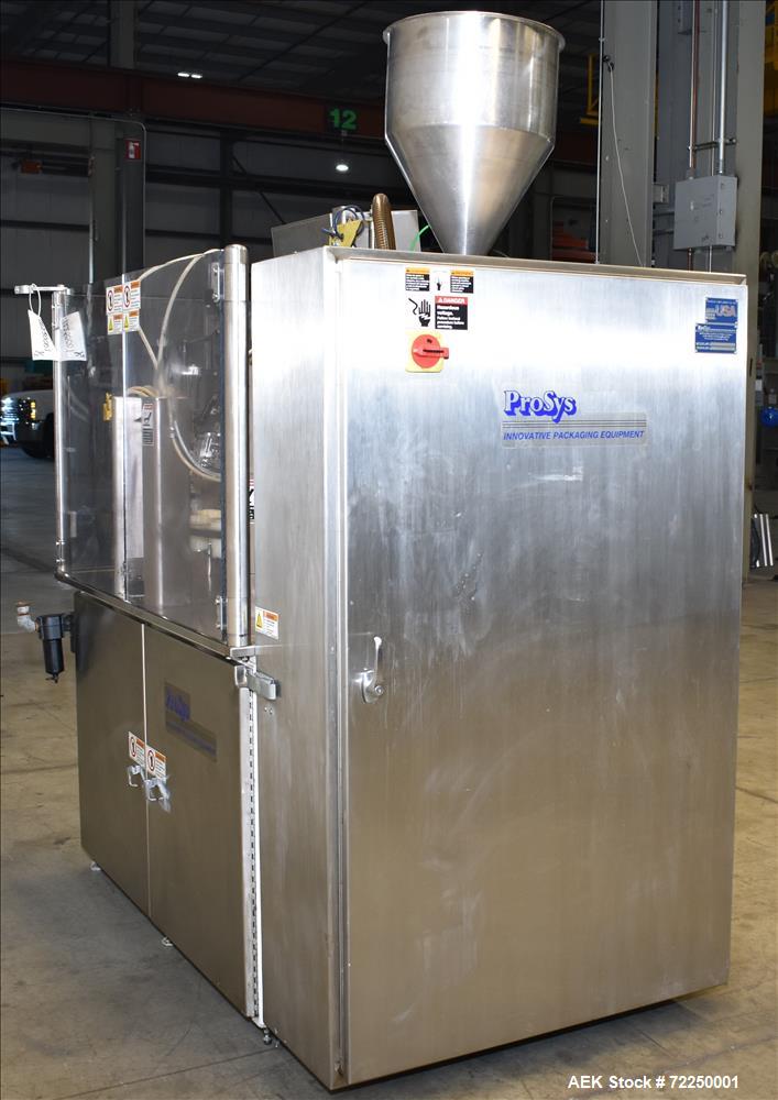 used prosys rt70h hot air plastic tube filler m glass packing machine price