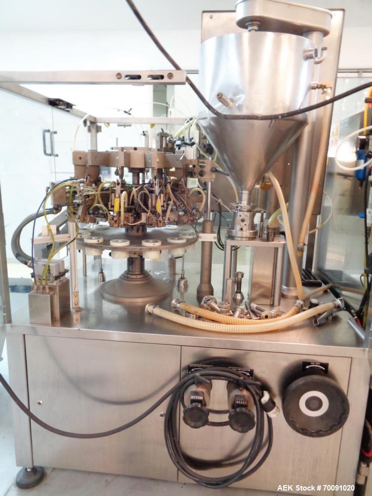 Used Unipac Rotary Plastic Tube Filler
