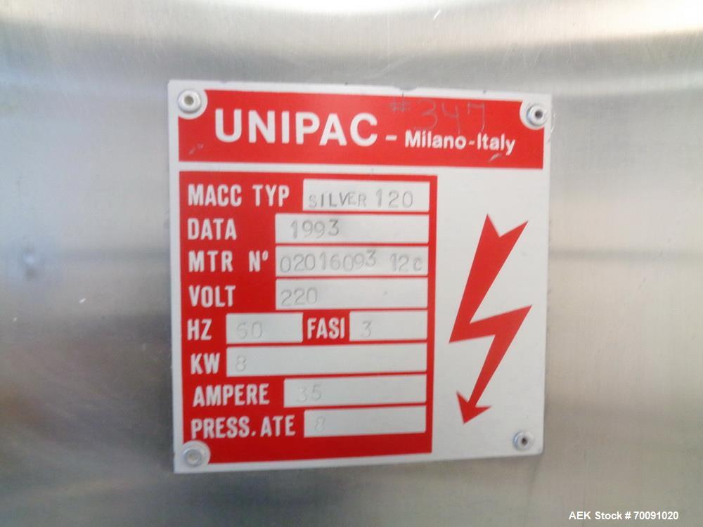 Used- Unipac Rotary Plastic Tube Filler