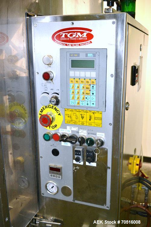 Used TGM Model S400 Mascara Filler and Capper