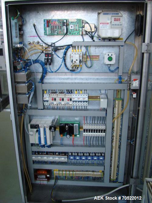 Used TGM S400 Tube Filler and Closing Machine for plastic and laminate tubes. Output 3,600 tubes/hour, tube diameter 0.4" - 2" (10-50 mm), tube length 2" - 8.6" (50-220 mm), tube feeding magazine, pr...