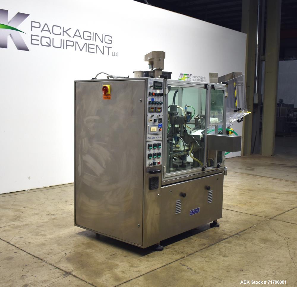 Used Tonazzi COLIBRI 801 Automatic,Plastic Tube Filler and Sealer
