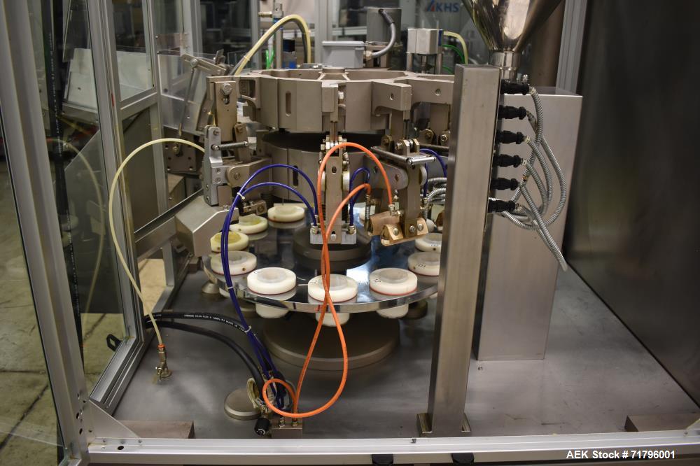 Used Tonazzi COLIBRI 801 Automatic,Plastic Tube Filler and Sealer